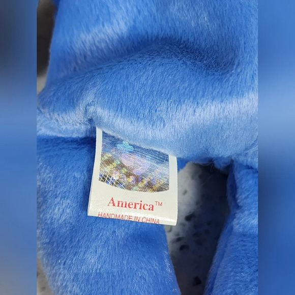 'America' September 11 2001 Blue Bear - Ty Beanie Baby - Picture 7 of 7